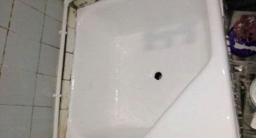 Обновление душевого поддона акрилом | Правдинский